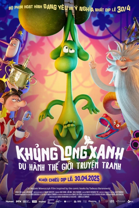 Phim Khủng Long Xanh Du Hành Thế Giới Truyện Tranh 2024 Khủng Long Xanh Du Hành Thế Giới Truyện Tranh 2024